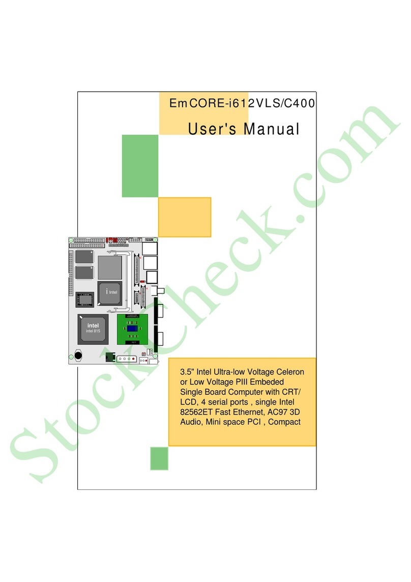 Contec EmCORE-i612VLS/C400 User manual