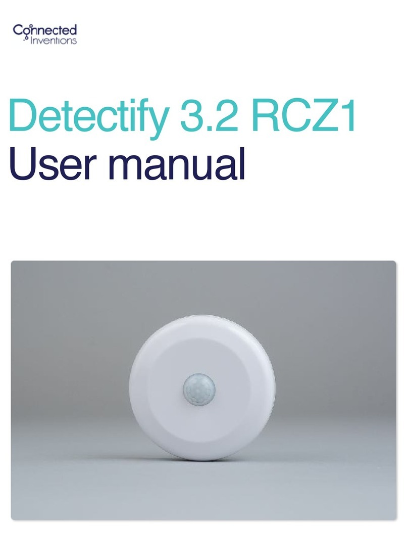 Connected Inventions Detectify 3.2 RCZ1 user manual
