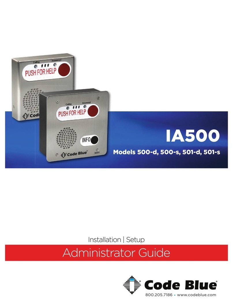 Code Blue InterAct 500 Series Administrator's guide