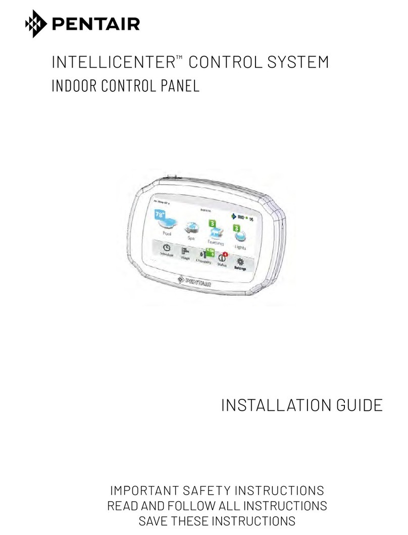 Pentair INTELLICENTER User manual