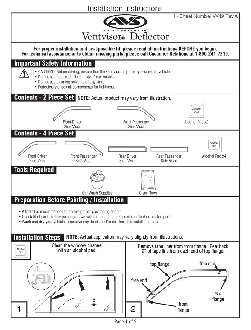 AVS Ventvisor User manual