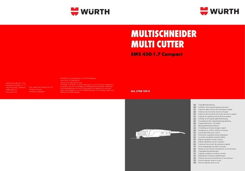 Würth EMS 450-1.7 Compact User manual Würth EMS 450-1.7 Compact User manual