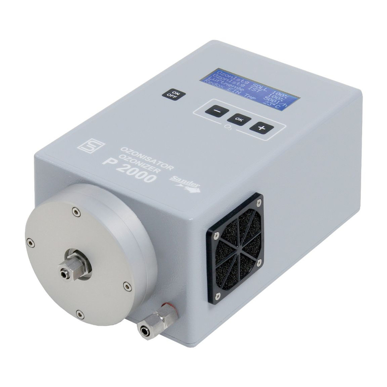 Sander Ozonizer P 2000 Instructions for use