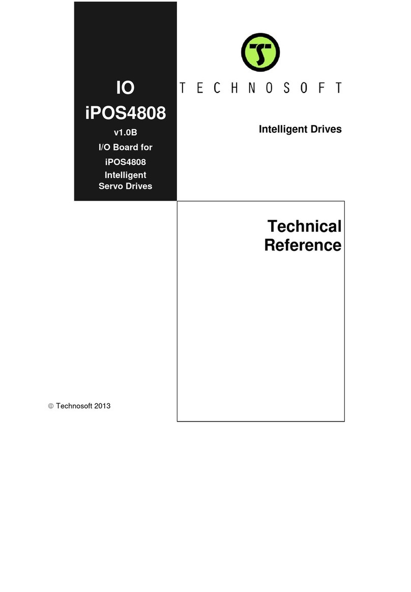 Technosoft IO iPOS4808 Use and care manual
