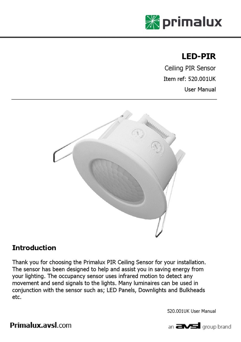 Primalux LED-PIR 520.001UK user manual