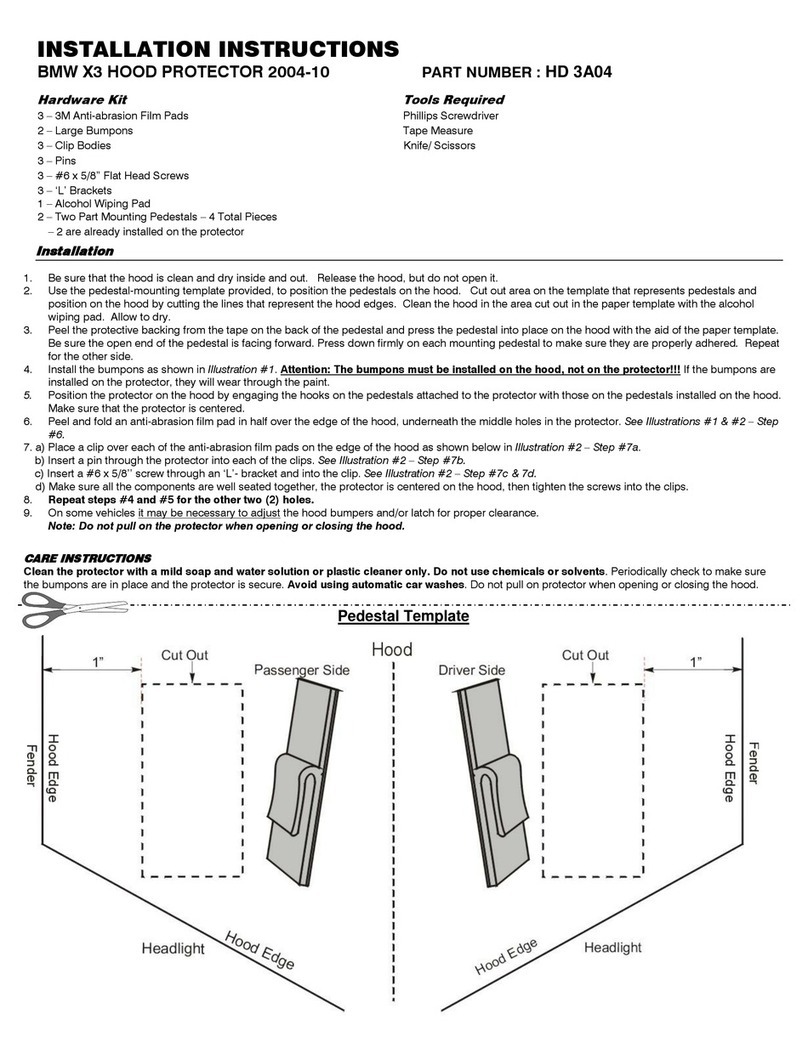 FormFit HD 3A04 installation instructions