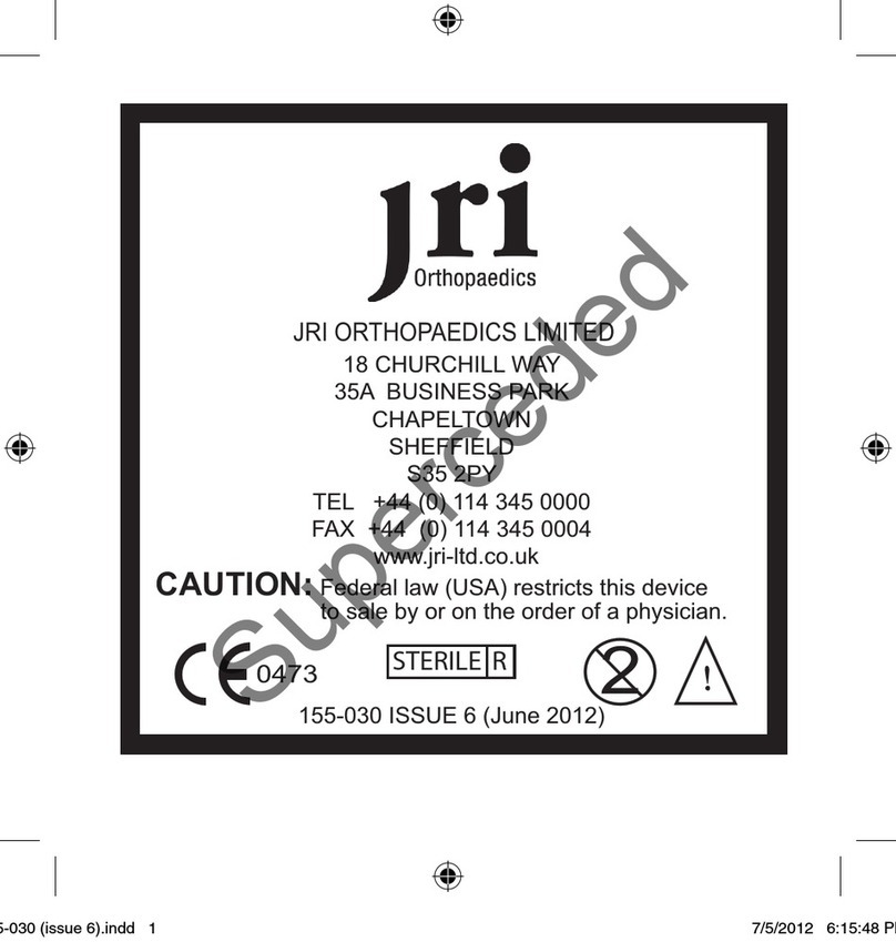 JRI Furlong H-A.C. Revision Hip Stems & Securus manual