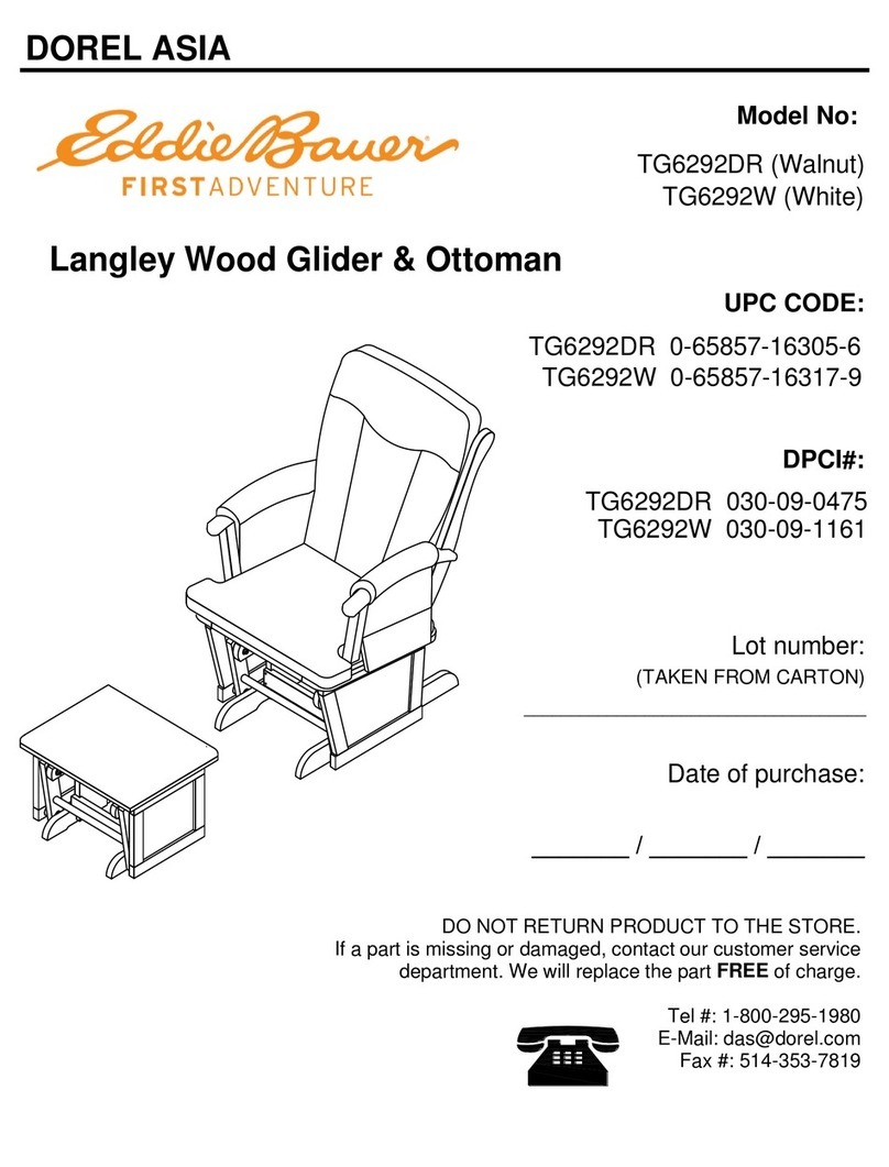 Dorel Asia Eddie Bauer Langley TG6292DR manual