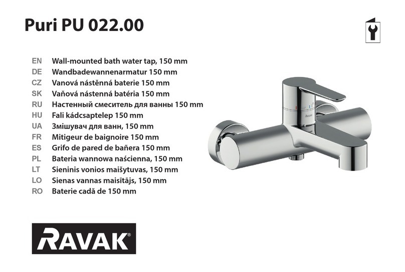 RAVAK Puri PU 022.00 User manual