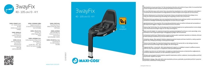 MaxiCosi 3wayFix User manual