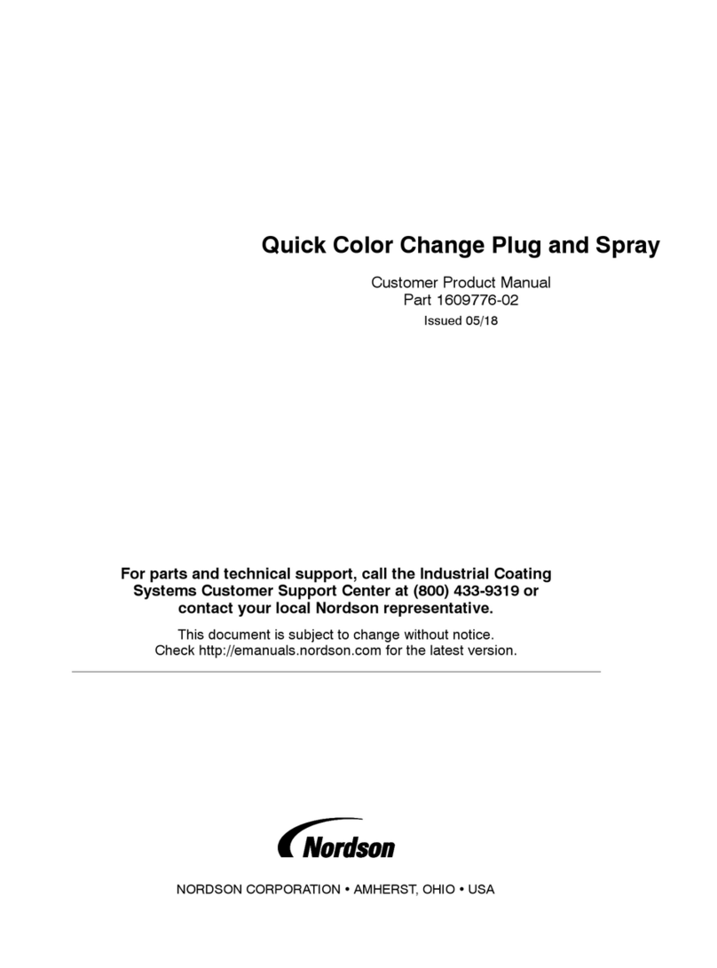 Nordson Quick Color Change Plug and Spray Reference guide