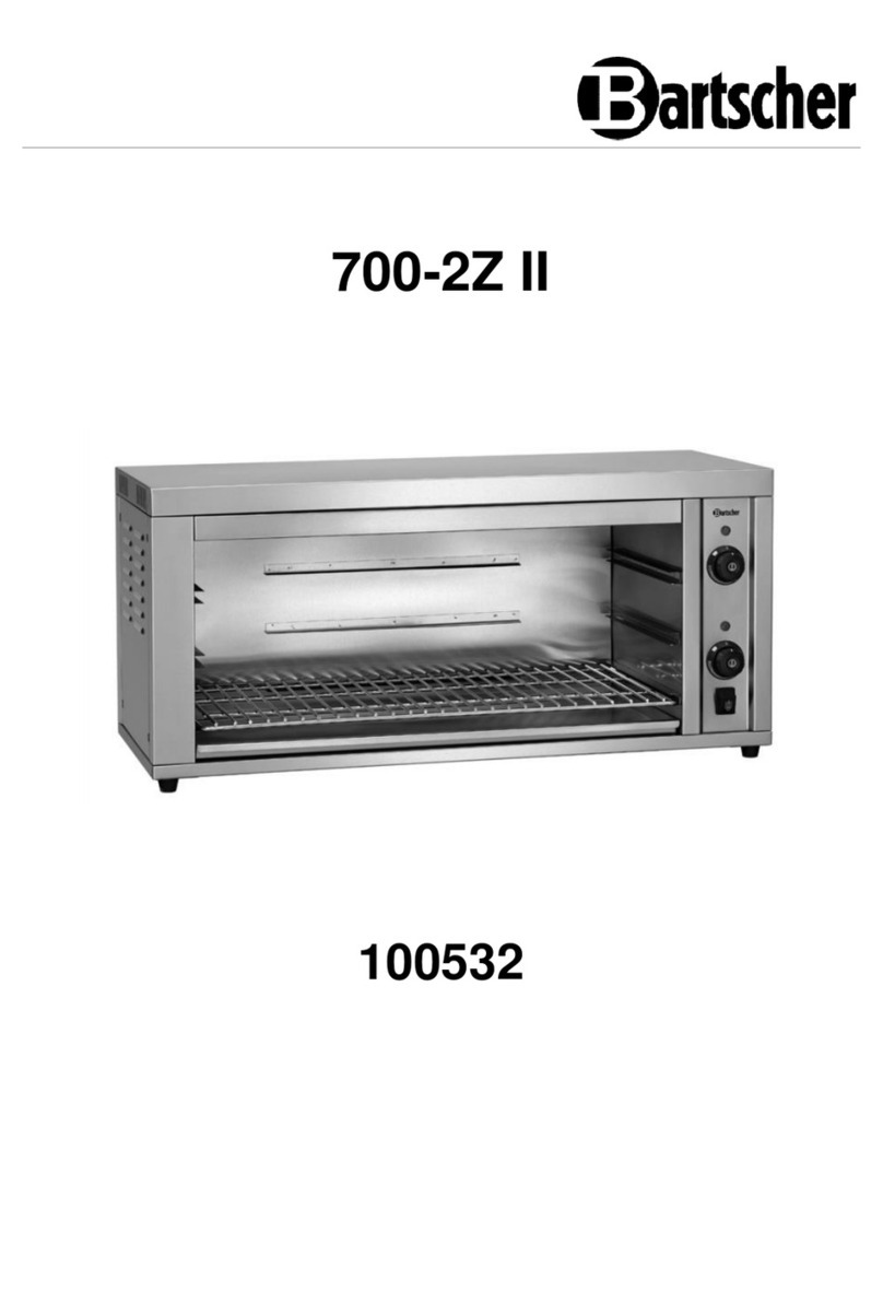 Bartscher 700-2Z II Installation instructions