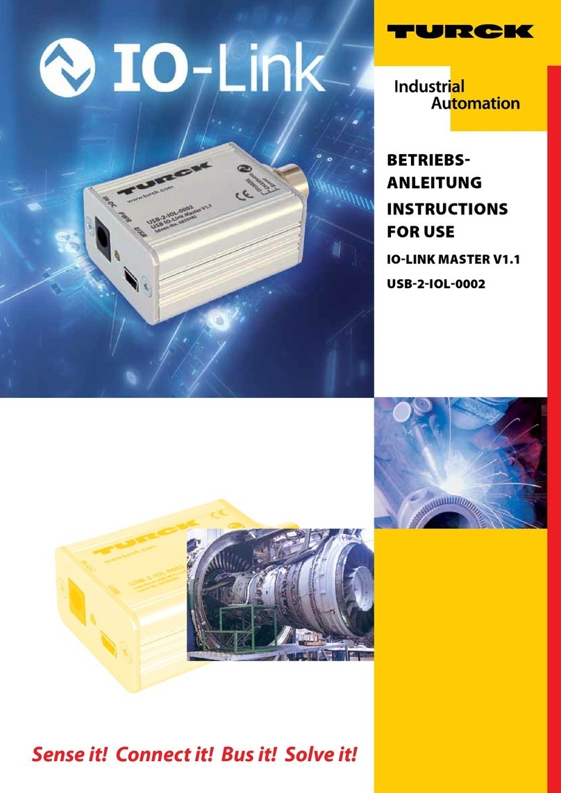 turck IO-Link Master V1.1 Instructions for use
