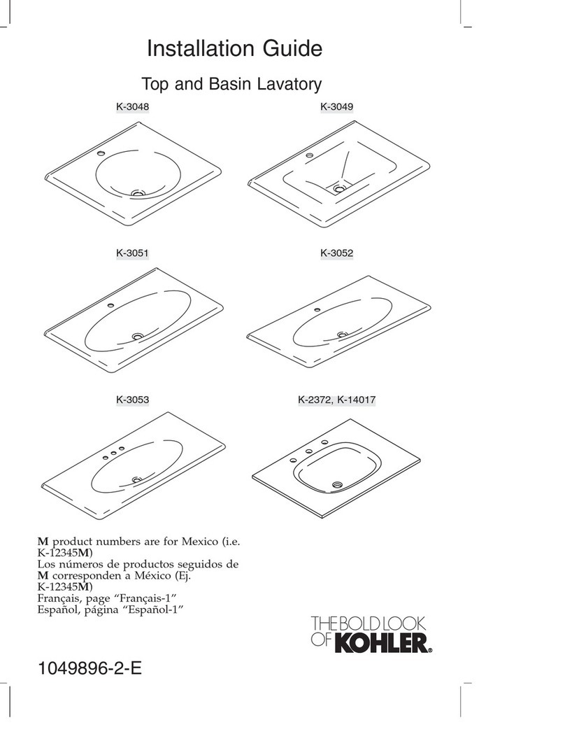 Kohler K-3048 User manual