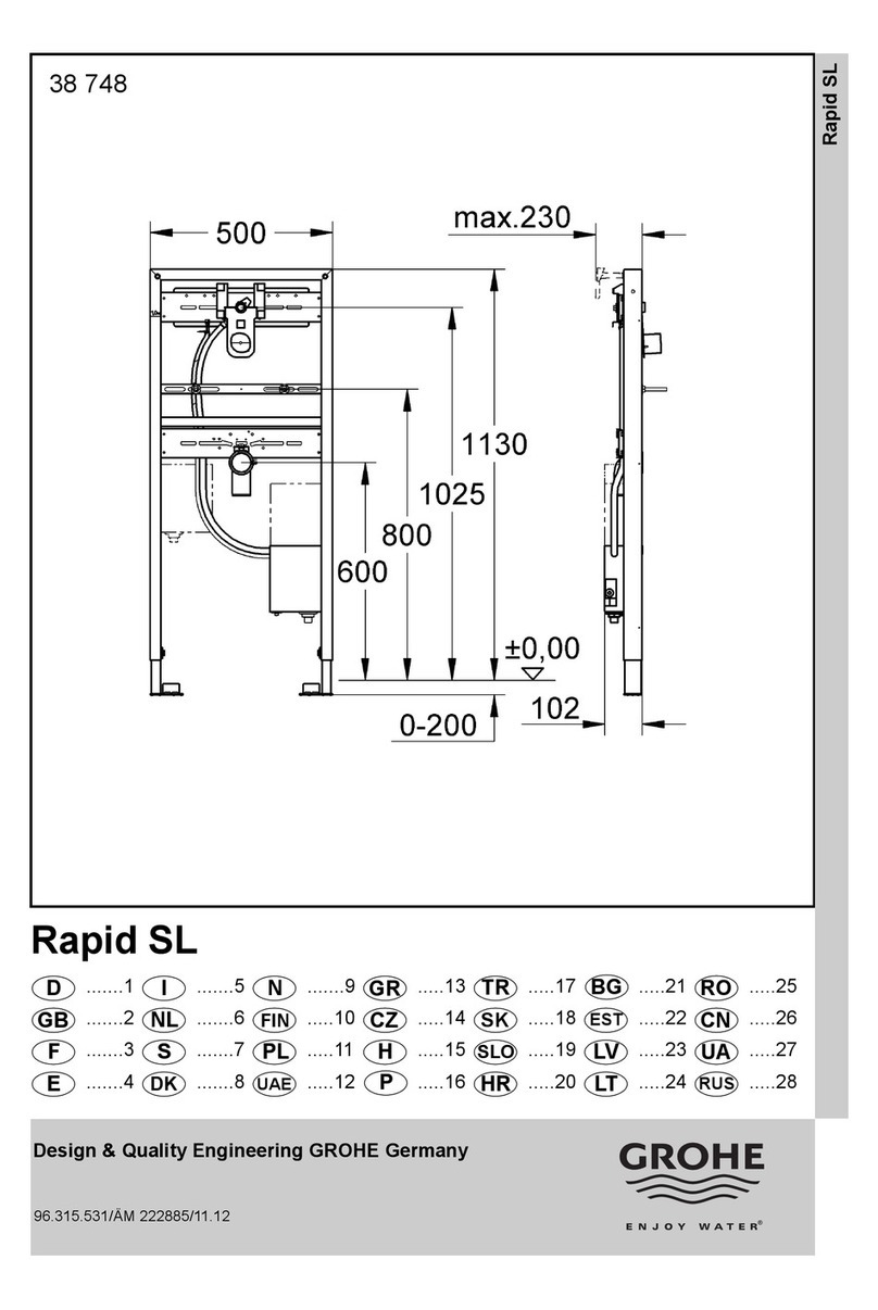 Grohe Rapid SL 38 748 User manual