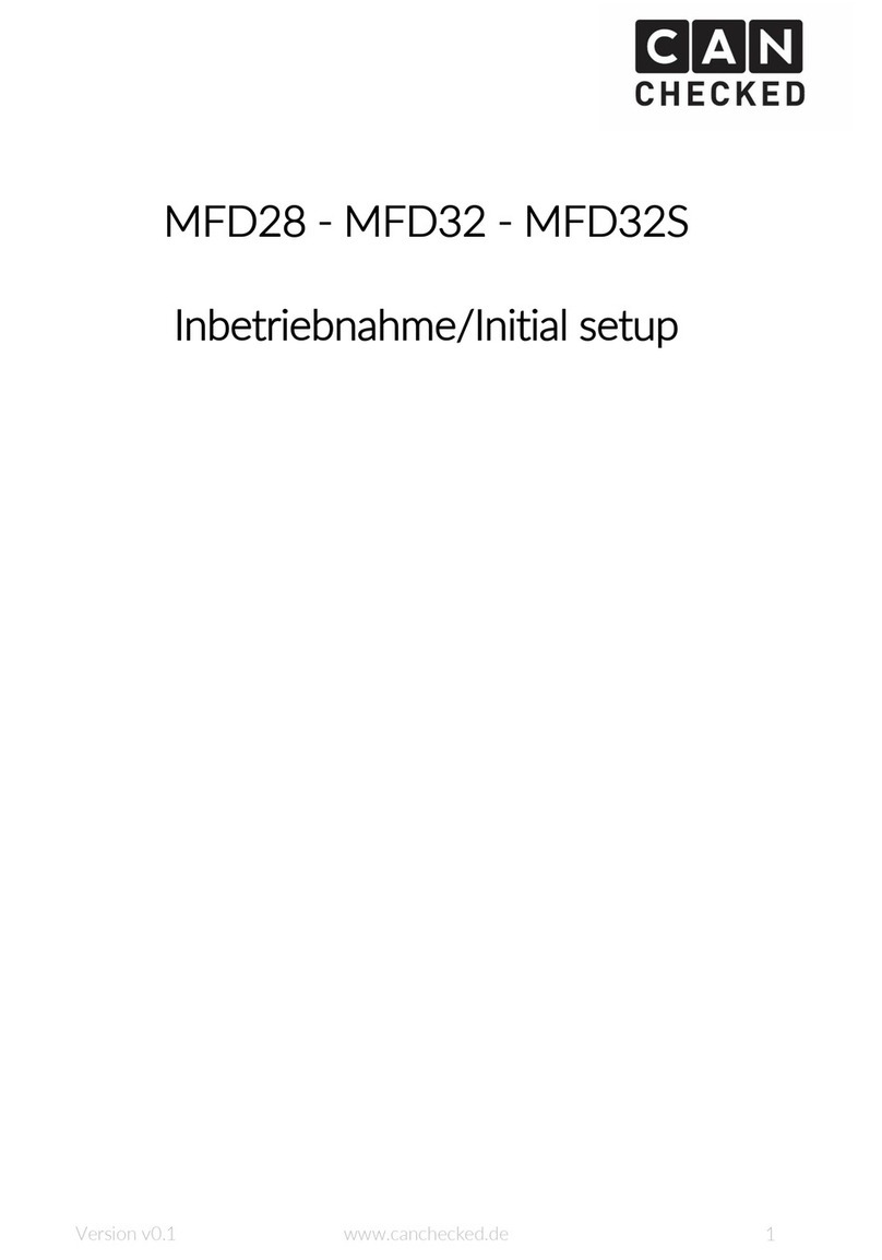 CANchecked MFD28 Manual