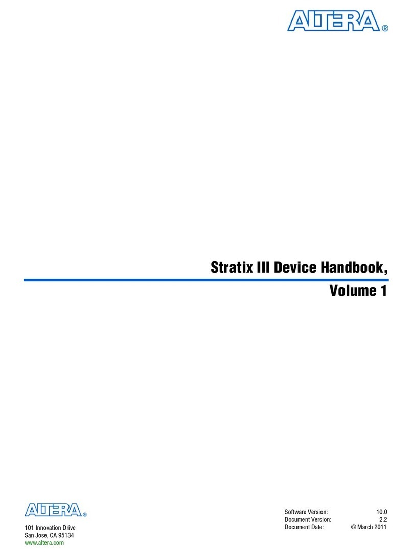 Altera Stratix III Series Device handbook