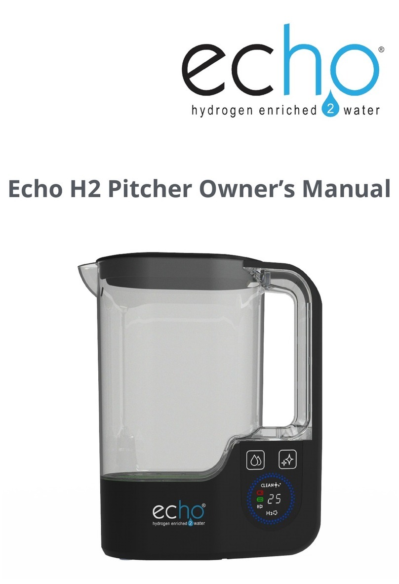 Echo H2 Pitcher owner's manual