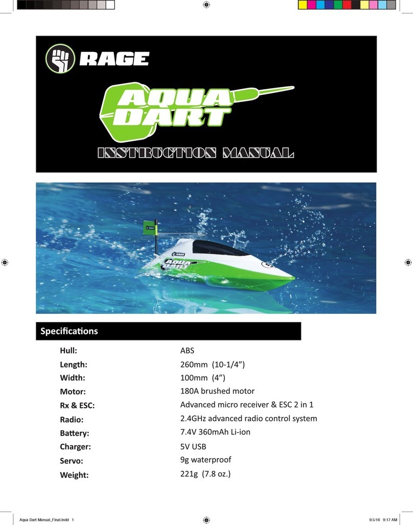 Rage Aqua Dart User manual