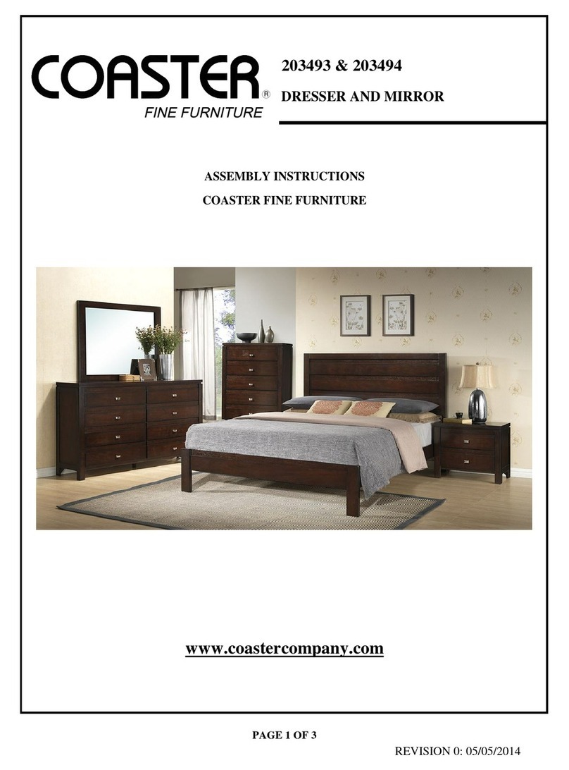 Coaster 203493 Assembly instructions