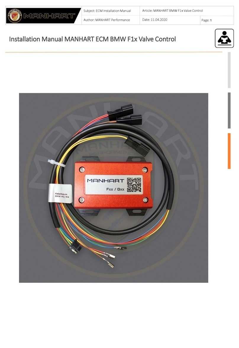 Manhart ECM User manual