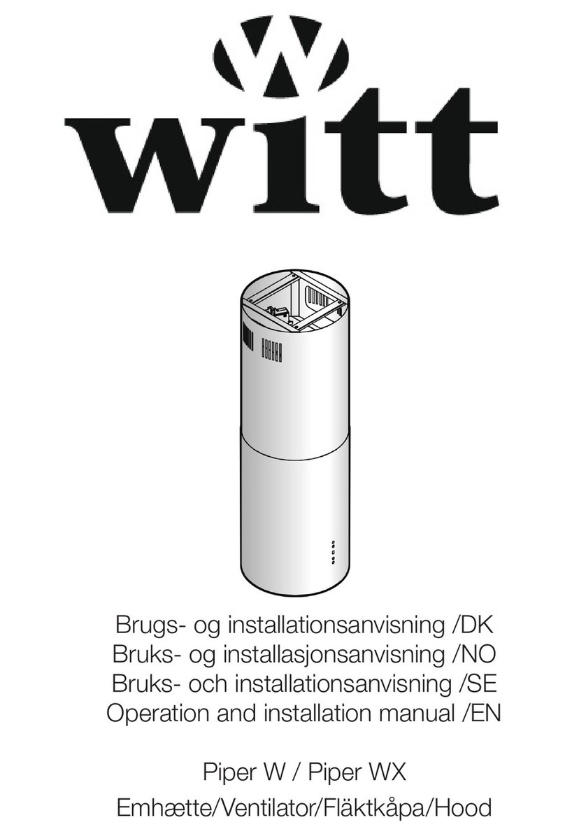 Witt Piper W Operation and installation manual