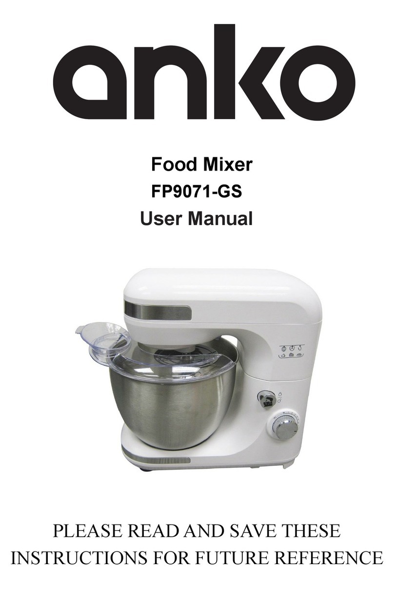 anko FP9071-GS User manual