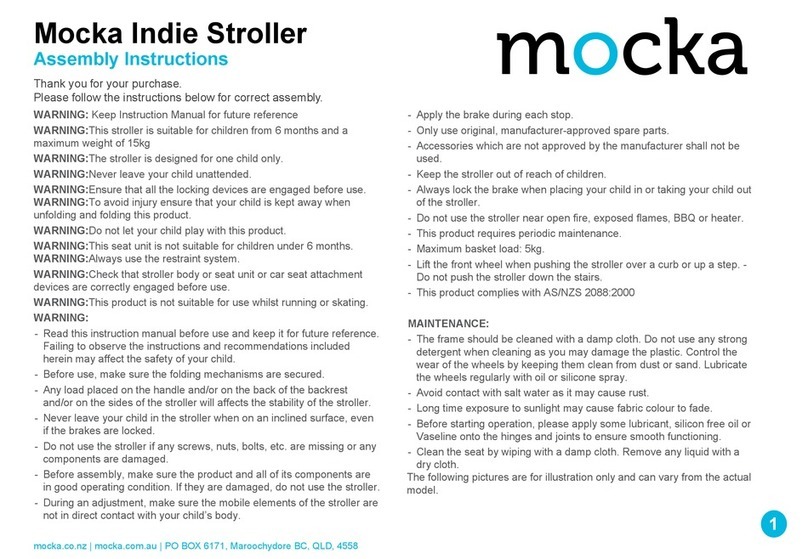 Mocka Indie Assembly instructions
