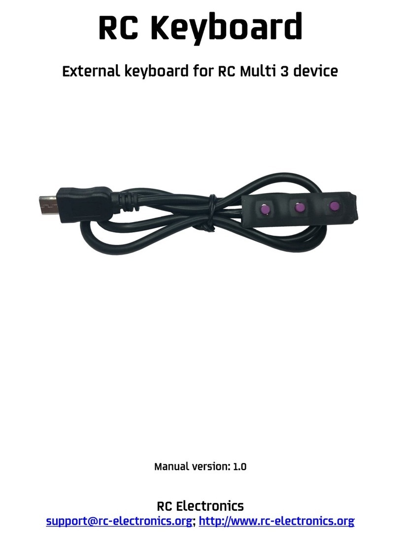 RC Electronics RC Keyboard manual