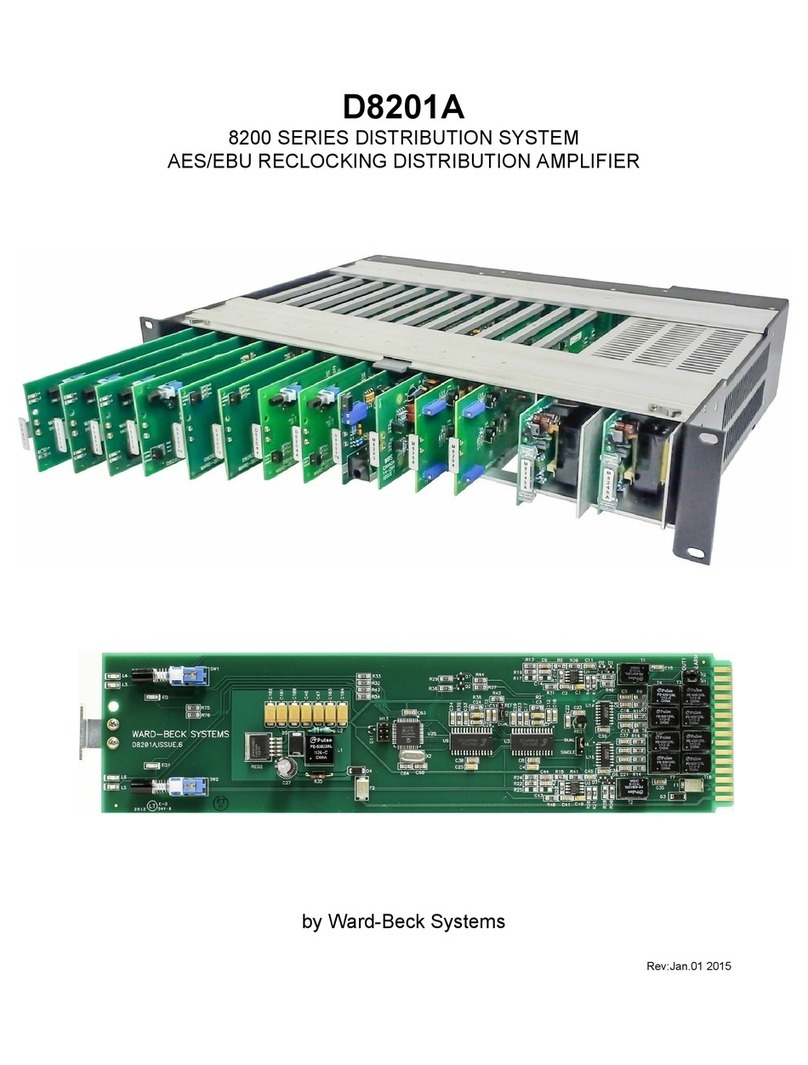 Ward-Beck Systems 8200 Series manual