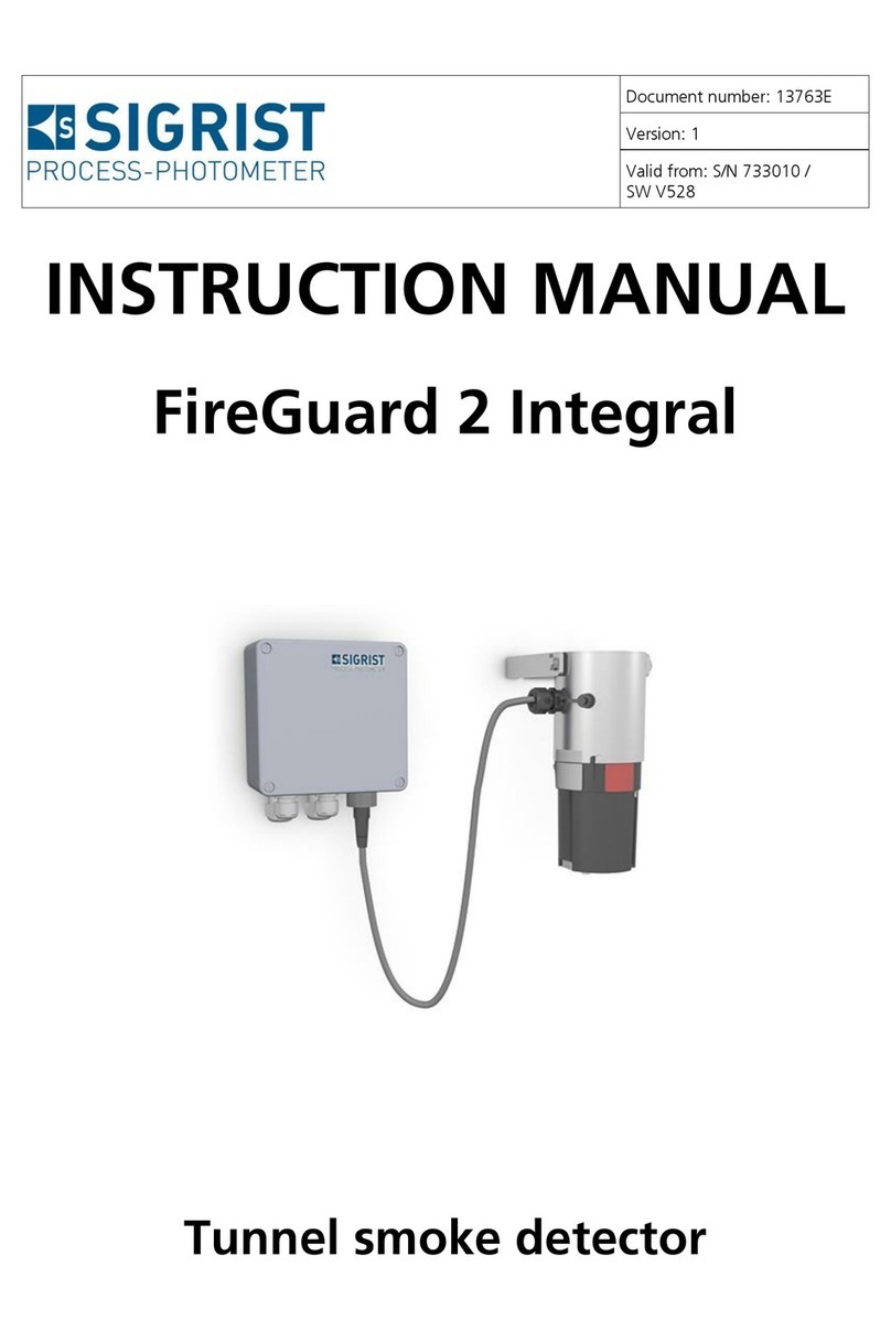 SIGRIST FireGuard 2 Integral User manual