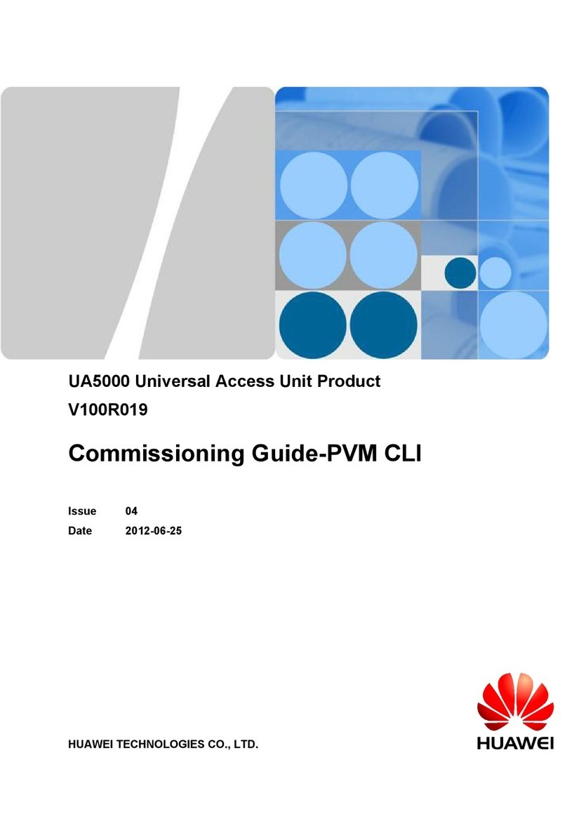 Huawei UA5000 User manual Huawei UA5000 User manual