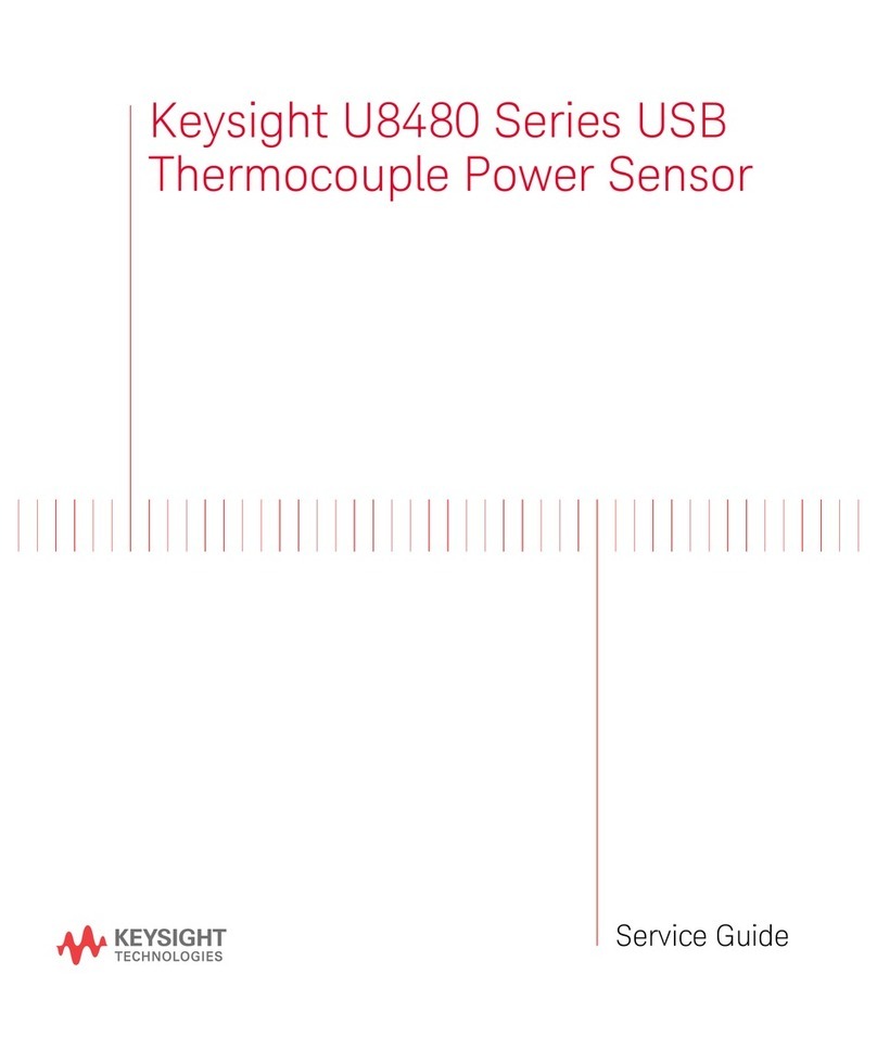 Keysight Technologies U8480 Series User manual