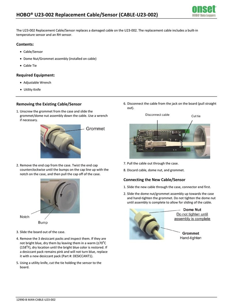 Onset HOBO U23-002 Replacement manual