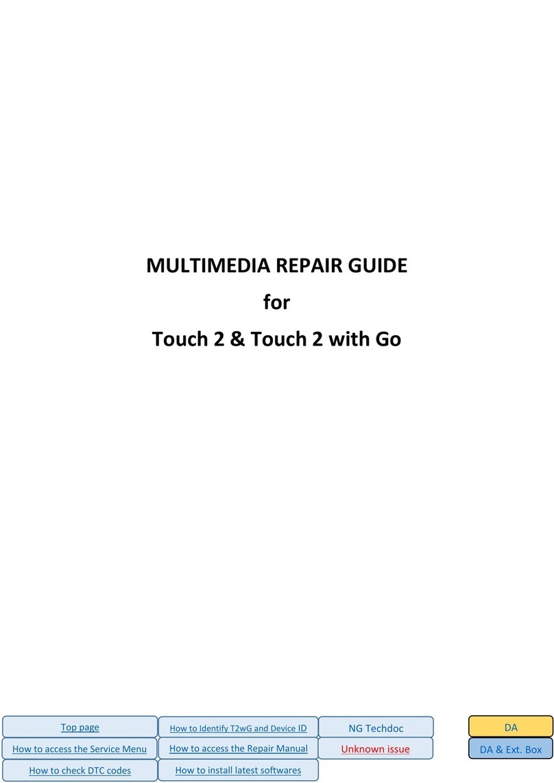 Toyota Touch 2 Repair guide