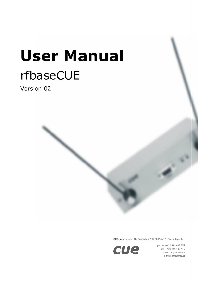 CUE rfbaseCUE user manual