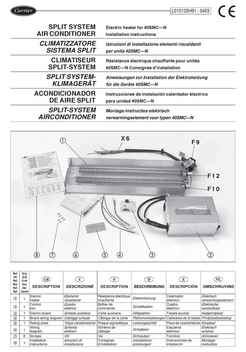 Carrier 40SMC N Series User manual