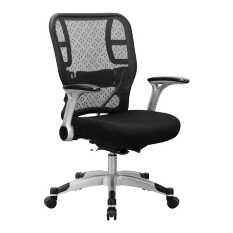 Office Star Products SPACE SpaceGrid 215-3R2C62R5 operating instructions