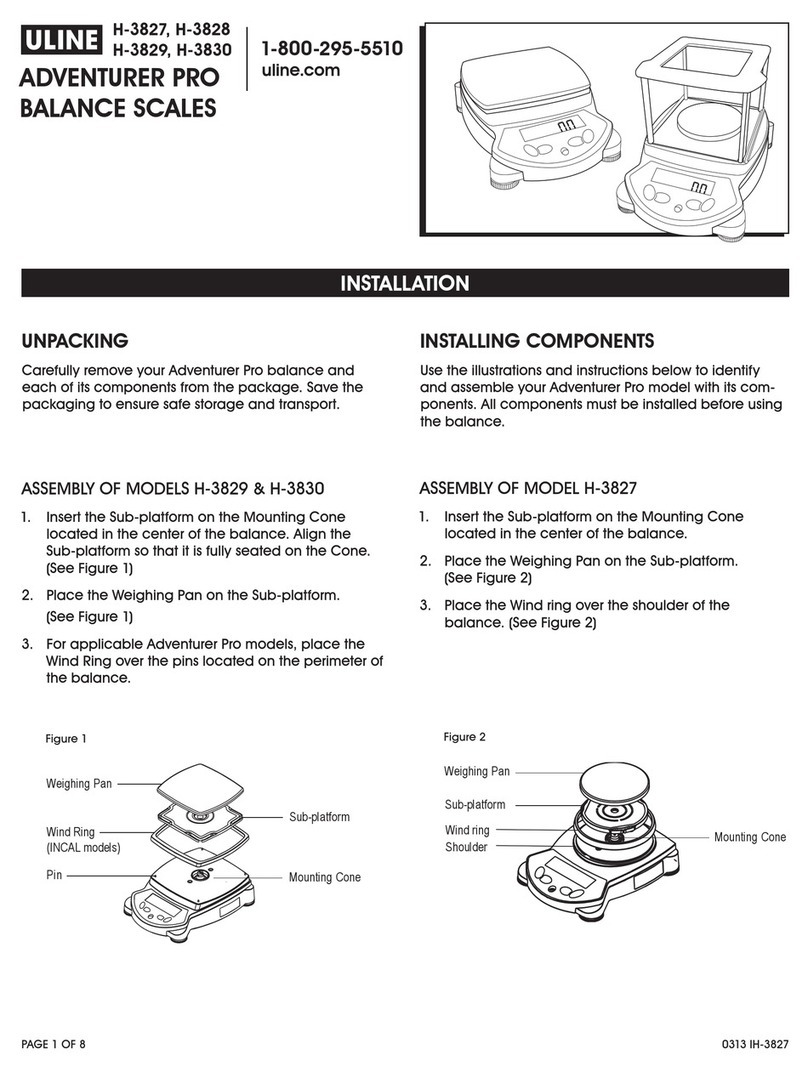 U-Line ADVENTURER PRO Series User manual
