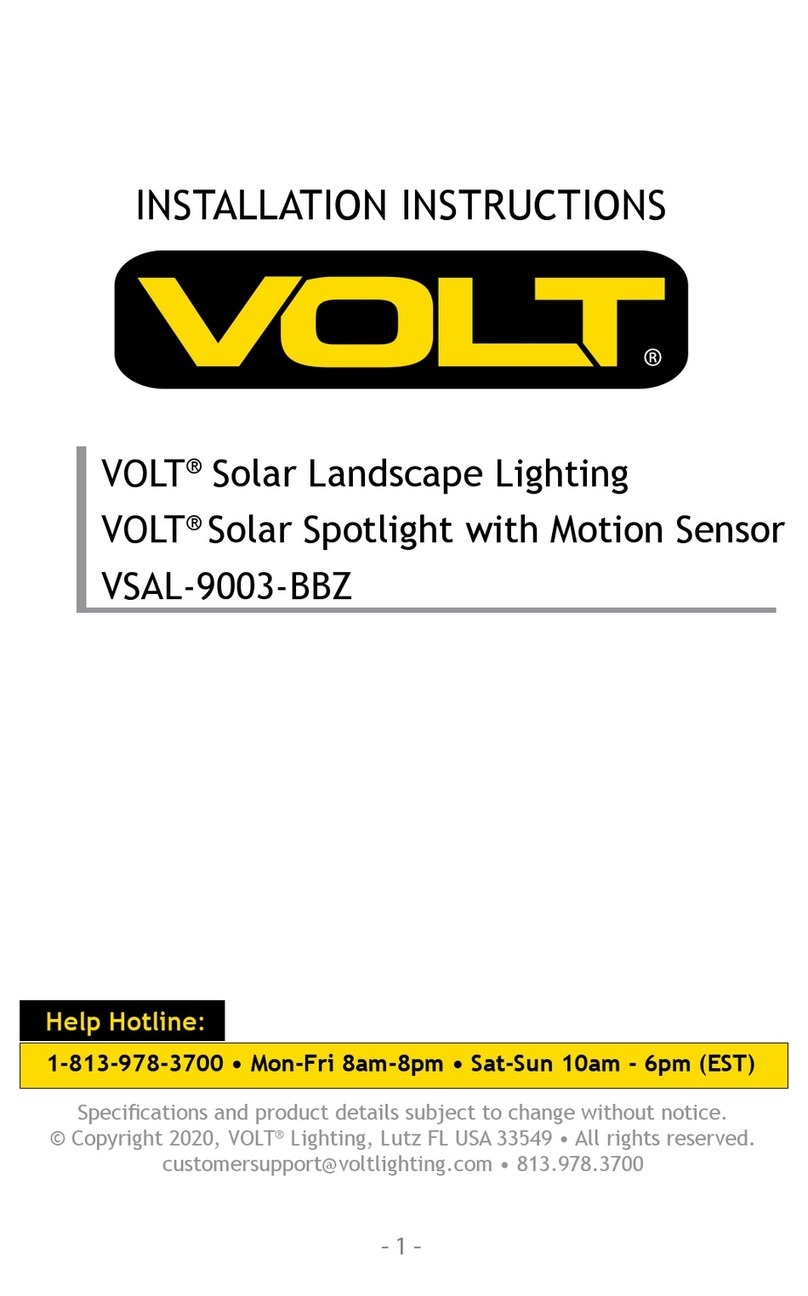 Volt VSAL-9003-BBZ installation instructions