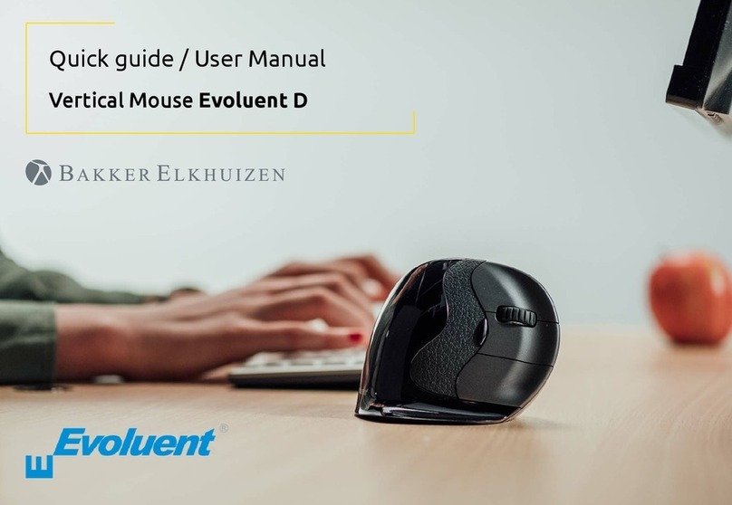Bakker Elkhuizen Evoluent D Quick guide / user manual