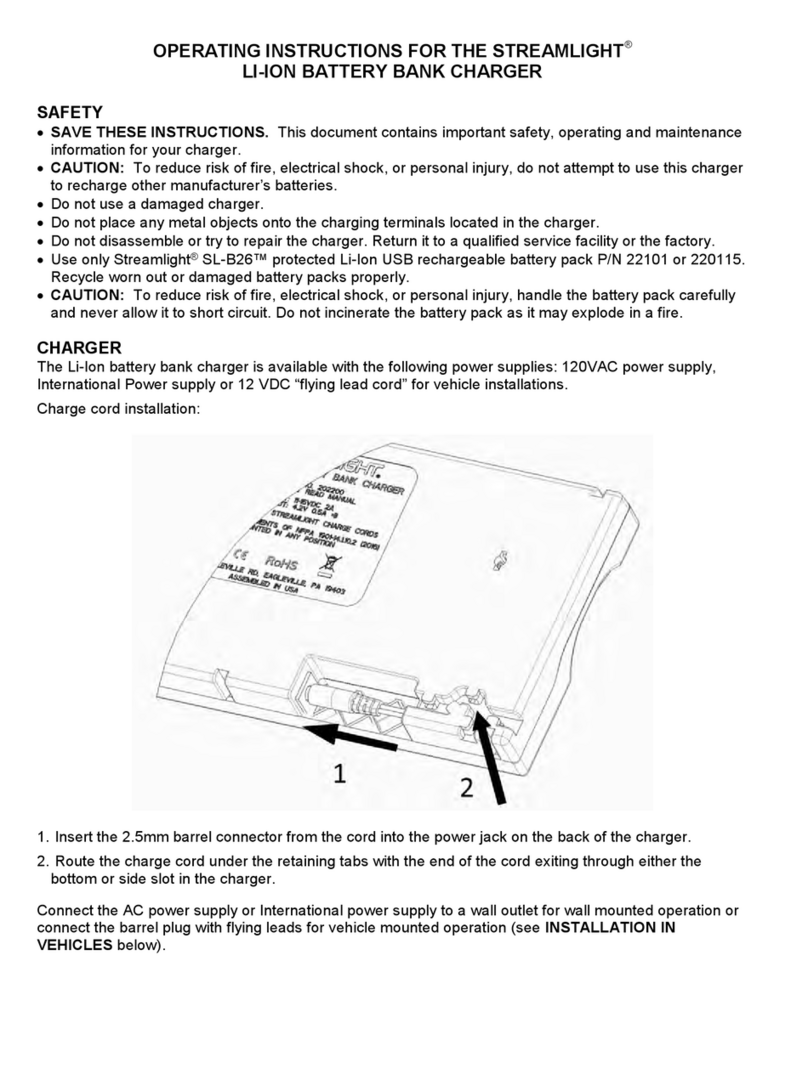 StreamLight SL-B26 User manual