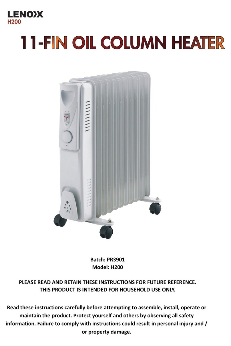 Lenoxx H200 User manual