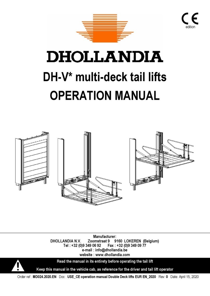 Dhollandia DH-V Series Operation manual