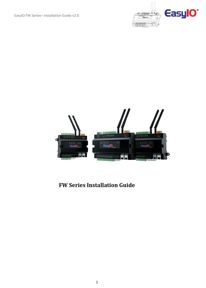 EasyIO FW Series User manual
