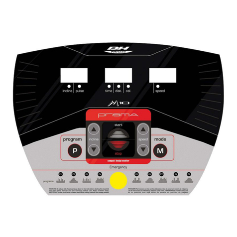 BH FITNESS Prisma M10 manual