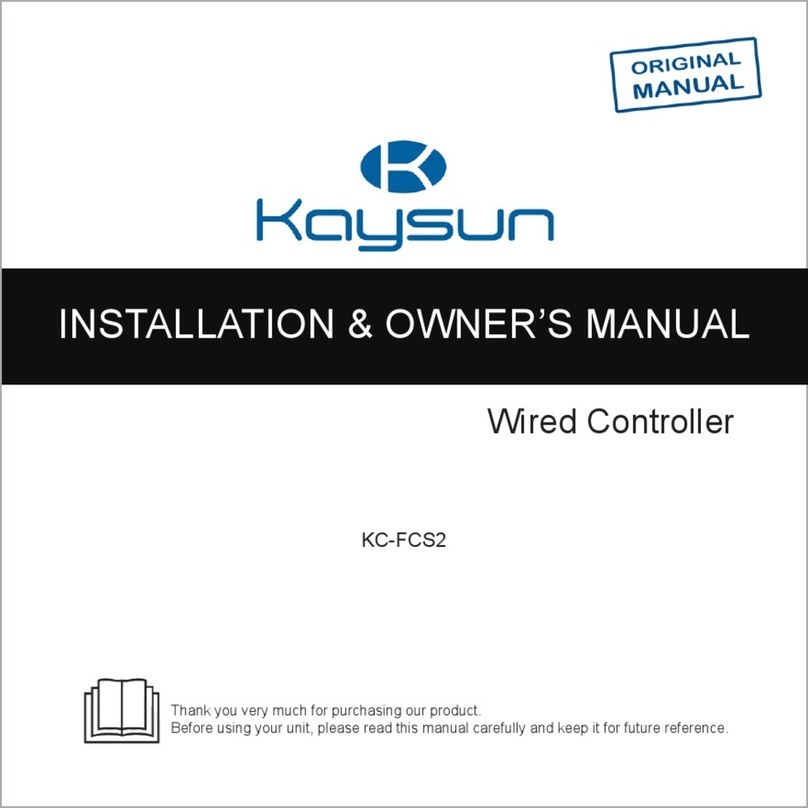 Kaysun KC-FCS2 Operating instructions