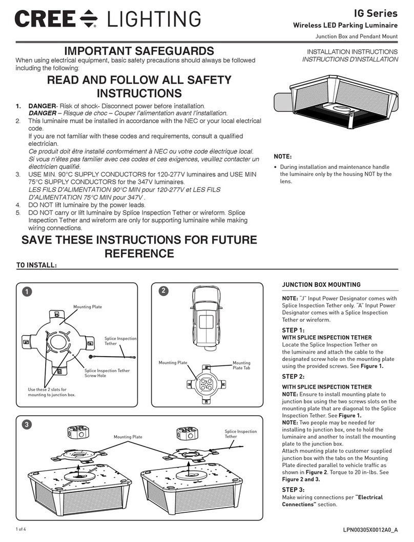 CREE LIGHTING IG Series User manual