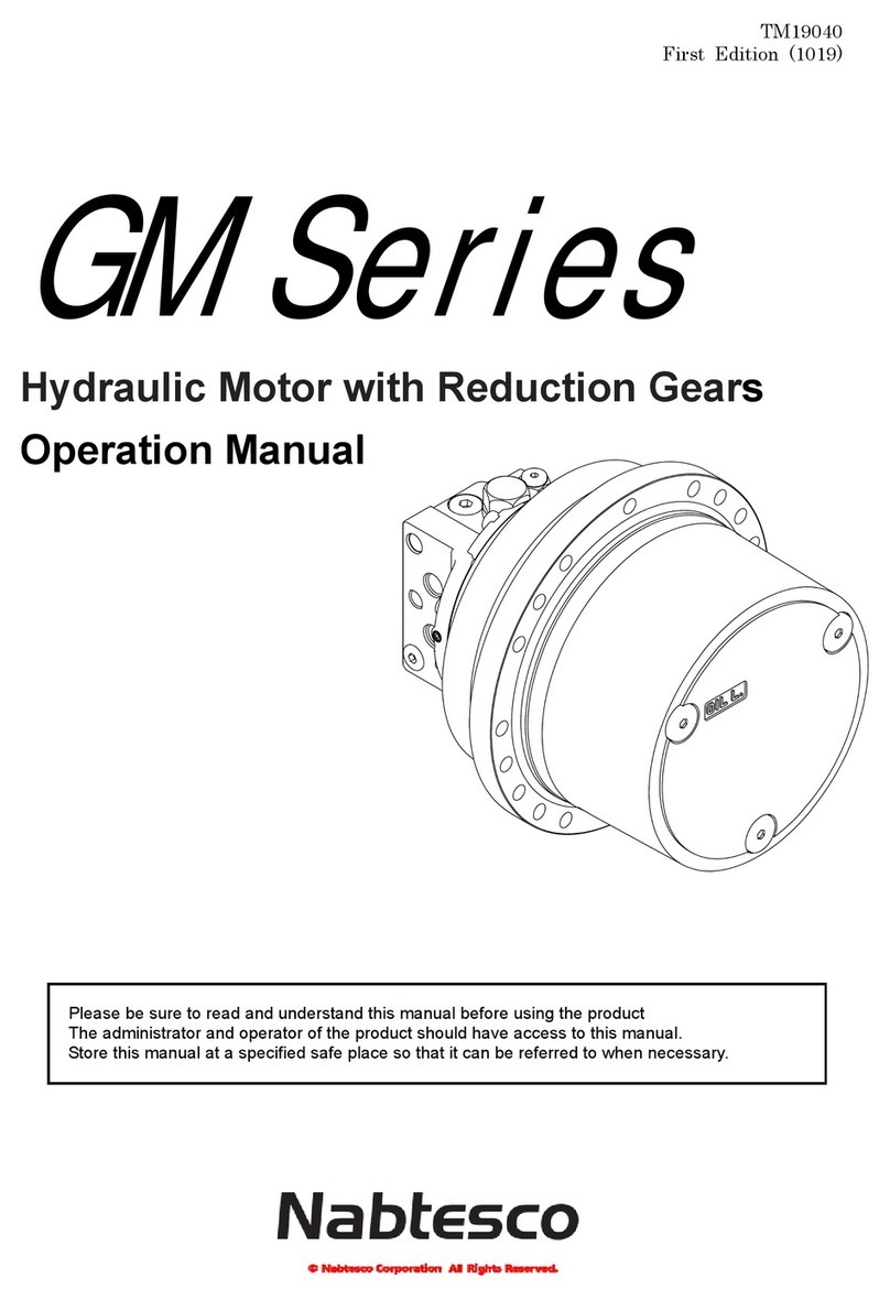 Nabtesco GM Series User manual