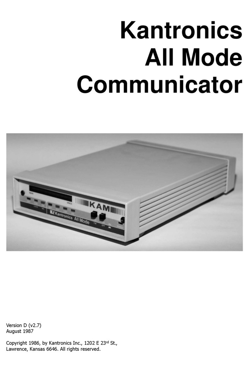 Kantronics KAM User manual